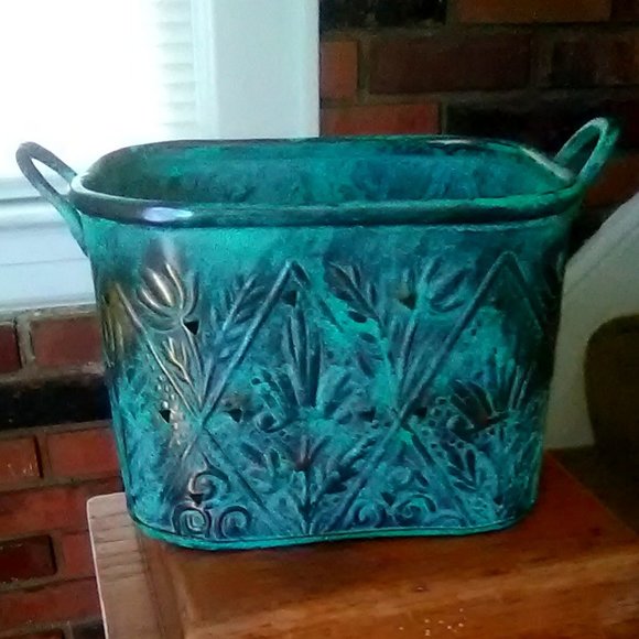 Accents Small Copper Planter Poshmark